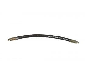 Racor flexible con doble trenza de acero y boquilla TF-8 400 mm